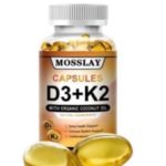 Mosslay Capsules Витамин D3 + K2 с органическим Кокосовым маслом (120 капсул)