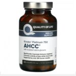 Quality of Life Labs Kinoko Platinum AHCC иммунная поддержка, 750 мг, 60 растительных капсул