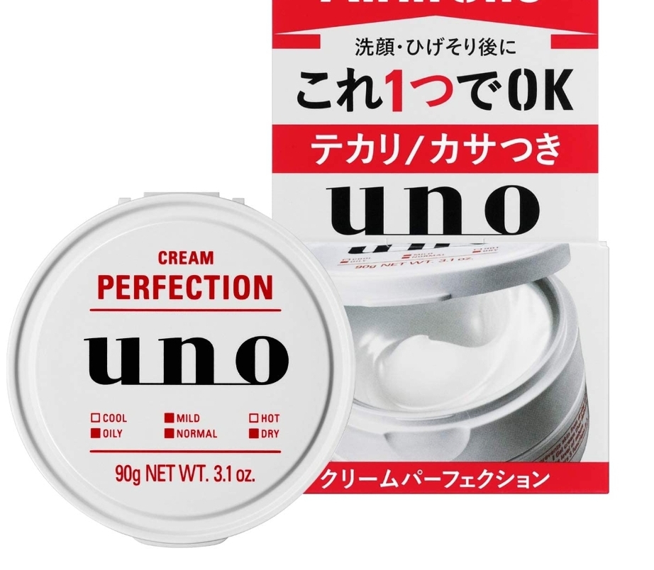 Shiseido UNO Cream Perfection All in One Мужской Гель-крем для лица все в одном, 90гр