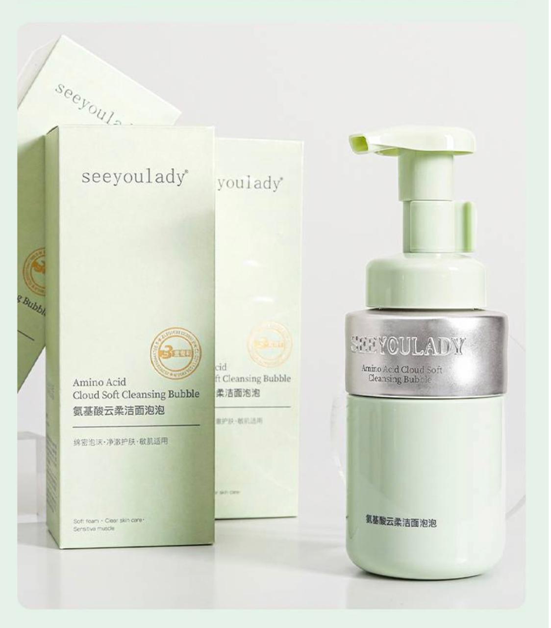 Seeyoulady Amino Acid Cloud Soft Cleansing Bubble Мягкая очищающая пенка