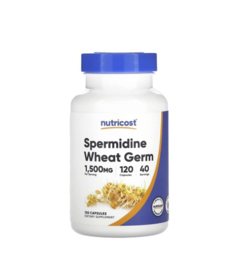 Nutricost Spermidine Wheat Germ 15000 mg Спермидин из зародышей пшеницы 120 капсул