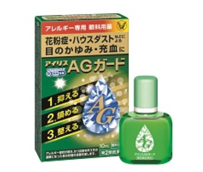 Taisho Iris AG Guard Японские противоаллергические капли для глаз