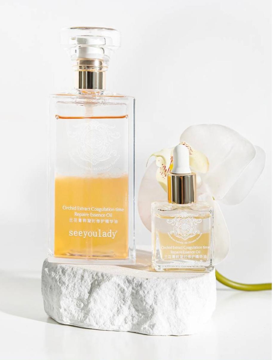 Seeyoulady Orchid Extract Coagulation Time Repaire Essence Oil Эффектное питательное и восстанавливающее масло-эссенция экстракт орхидеи «Жемчужная бабочка» 70 мл.