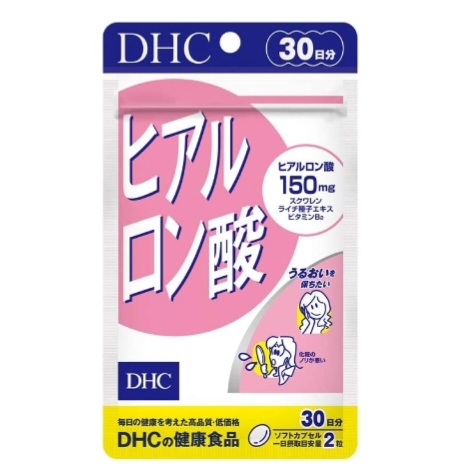 DHC Hyaluronic Acid Гиалуроновая кислота и сквален «Красота и молодость» на 30 дней