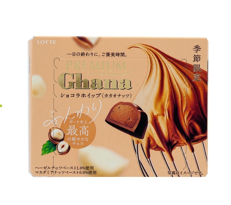 Lotte Ghana Шоколад ГАНА Премиум какао-орехи