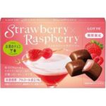 LOTTE Bacchus Strawberry and Raspberry шоколадки с клубничным и малиновым ликёром